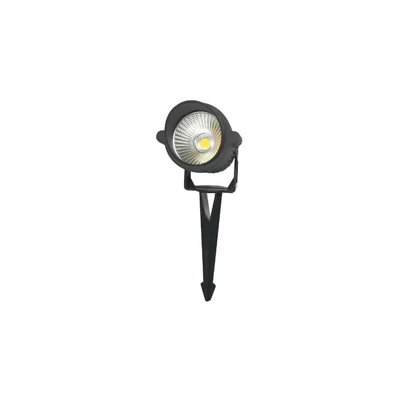 LED exterior / gradina, 9W, 220V, IP65, 6400K, Braytron, negru - Cipcos Mar Preferatul clienților