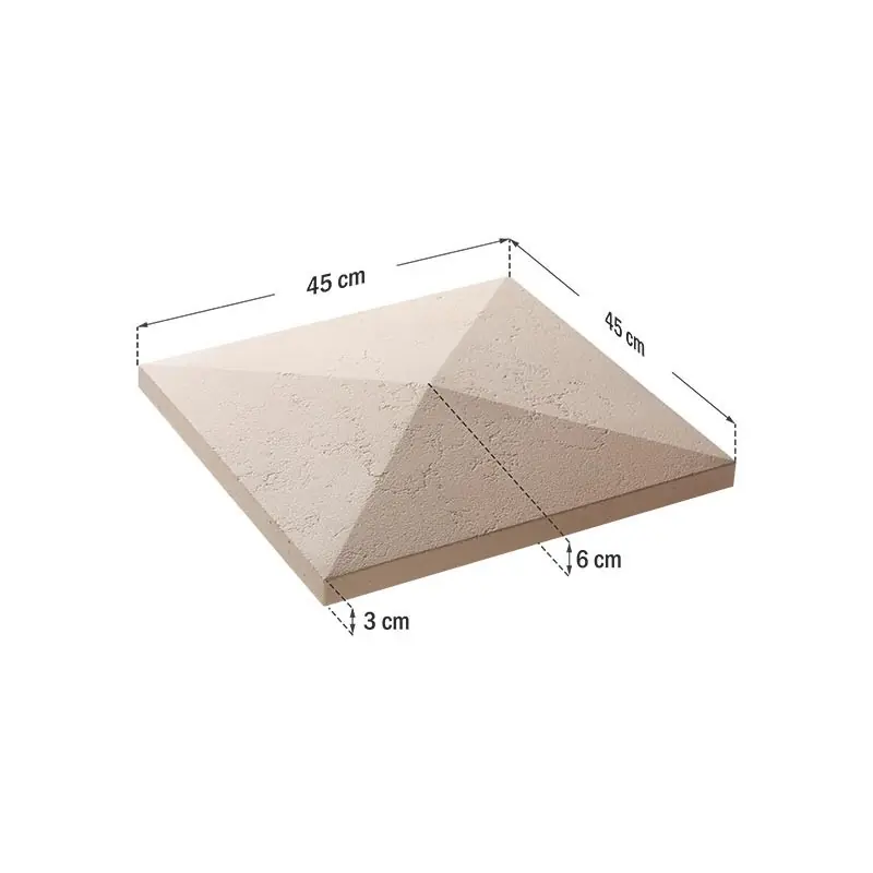 Ofertă Capac Stâlp Gard Roma 45x45x6cm - Cipcos Mar