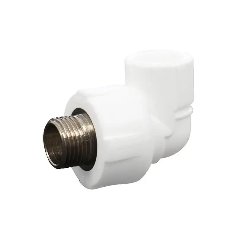 Cot PPR RandomKIT, FE, 20 mm x 1/2", alb, 90 grade - Cipcos Mar Disponibil imediat