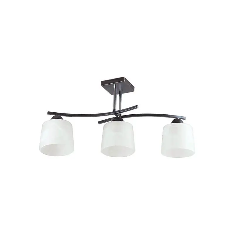 Lustra Osaka, alb + wenge, 3 x E27, 60W - Cipcos Mar Ultima șansă