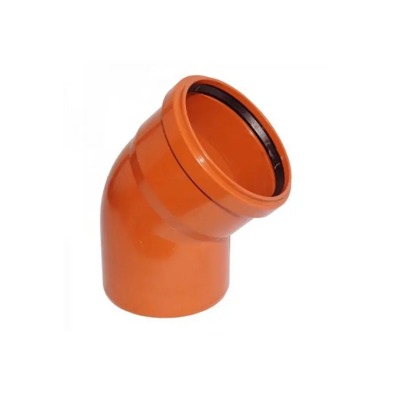Preț promoțional Cot PVC canalizare exterioara cu garnitura, 45 grd, diametru 110 mm - Cipcos Mar