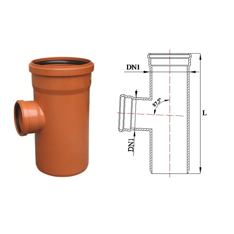 Noutate Ramif canal PVC, D 250/160 mm - materiale constructii - Cipcos Mar
