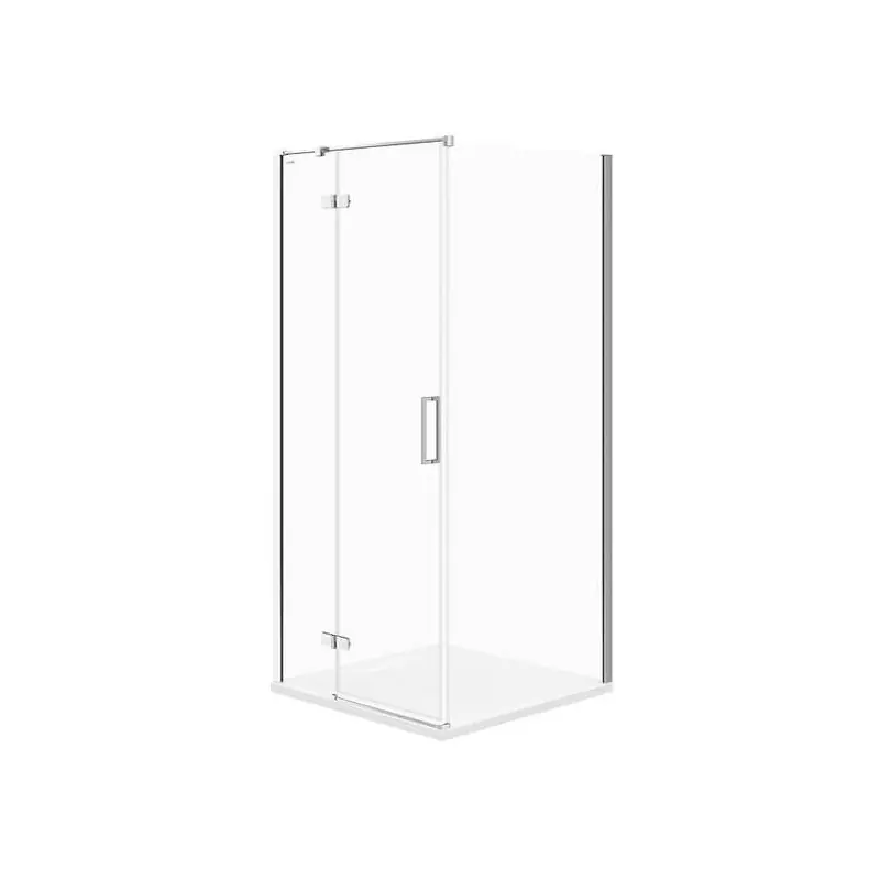 Retur gratuit Cabina dus de colt, Jota stanga, negru, 90 x 90 x 195 - Cipcos Mar