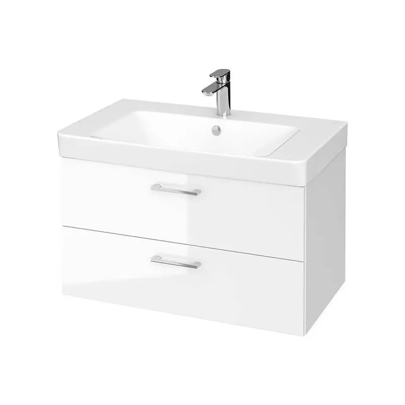 Nu rata Set dulap si lavoar B348, LARA MILLE 80, alb, Cersanit - Cipcos Mar