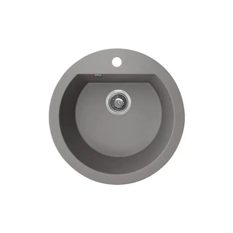 Plată sigură Chiuveta granit, gri, SBD 580T, rotunda, Laveo - Cipcos Mar