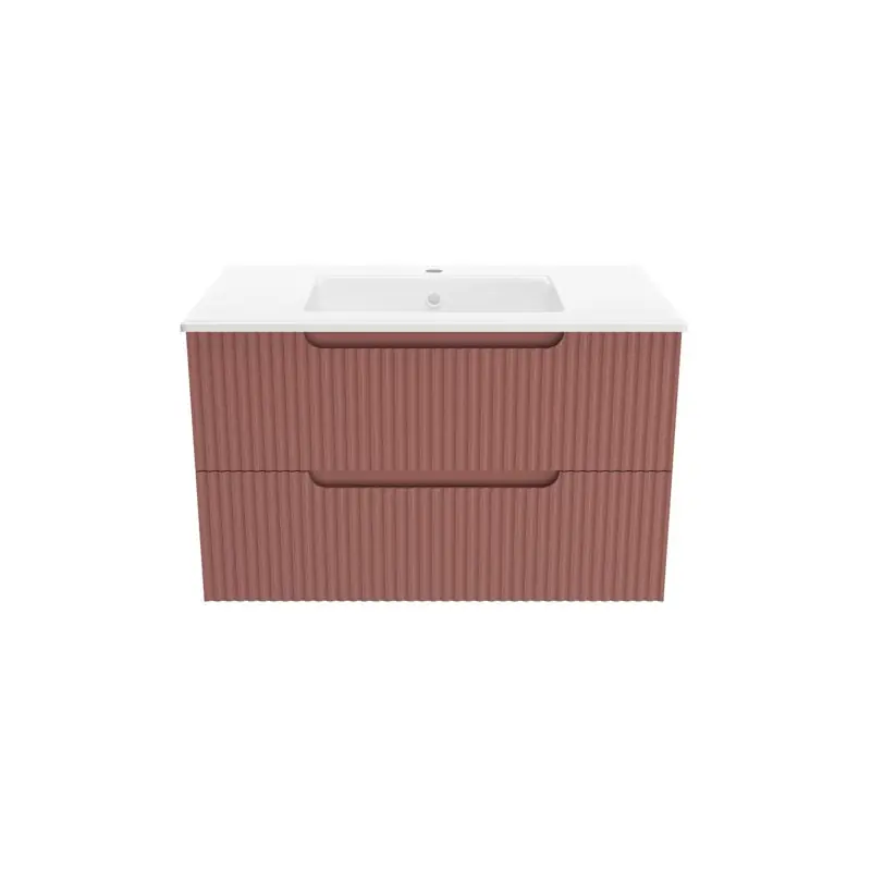 Preferatul clienților Masca baie cu sertare suspendat + lavoar 60CM eva rovere mokka+m - Cipcos Mar