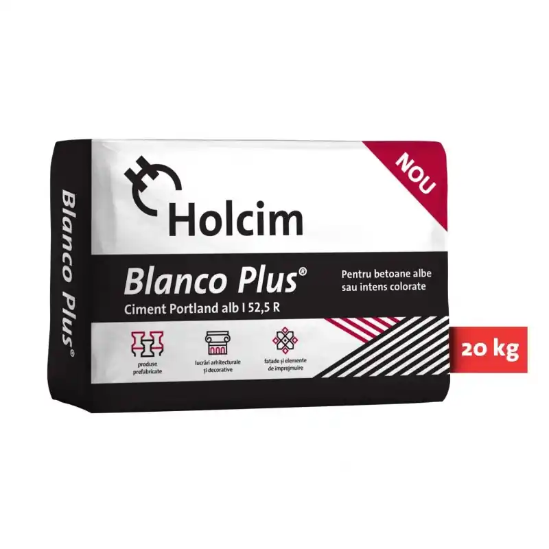 Ciment alb Blanco Plus 20 kg - materiale cnstructii Pi - Cipcos Mar Preț redus