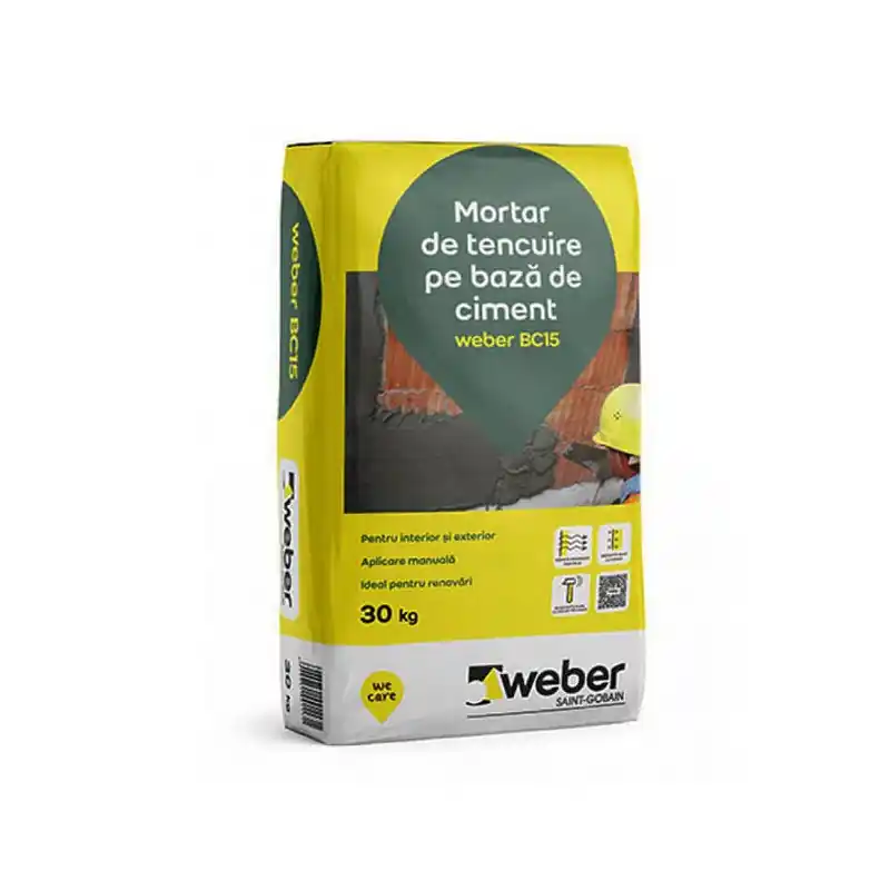 Mortar Weber BC15 sac 30kg - materiale constructii Pit - Cipcos Mar Ofertă