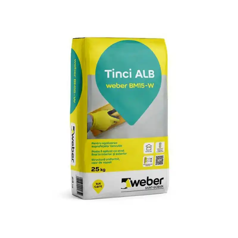 Reduceri Tinci Weber BM15 Alb sac 25kg - materiale constructii - Cipcos Mar