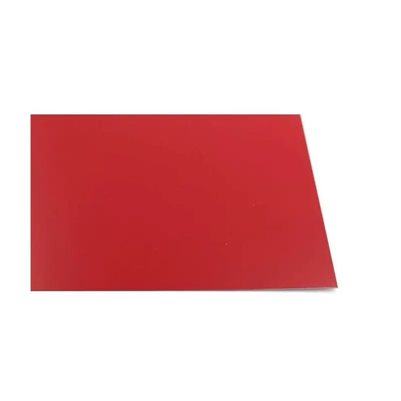 Tabla dreapta colorata, 0.27 mm, 2000 x 1000 mm, Rosu - Cipcos Mar Ofertă