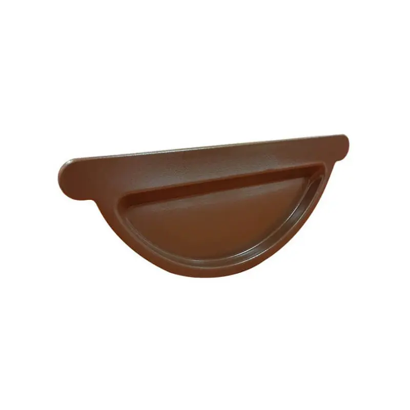 Capac pentru jgheab, maro lucios (RAL 8017), D 125 mm - Cipcos Mar Discount