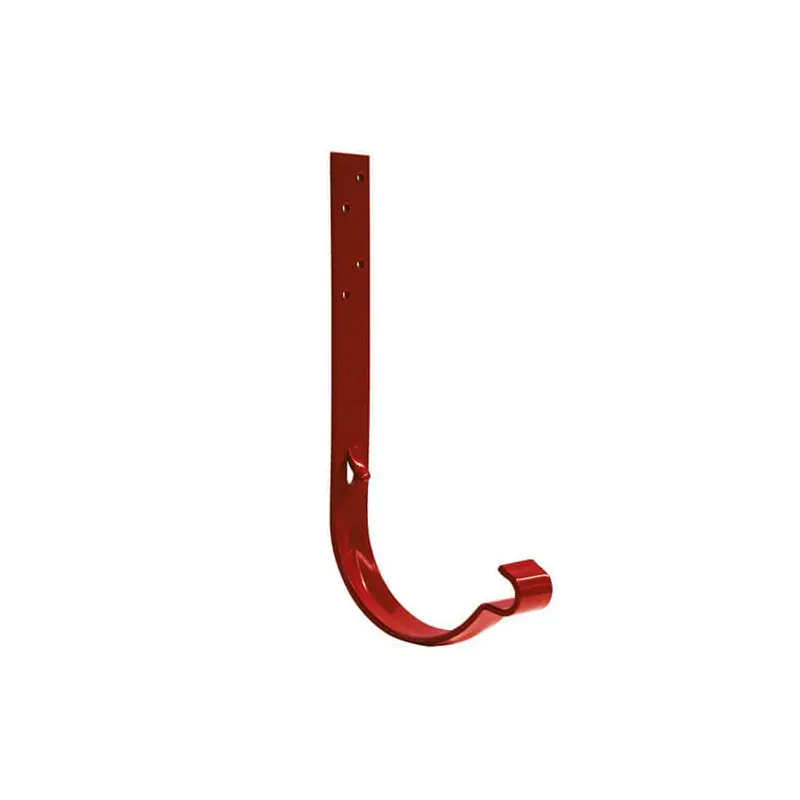 Carlig jgheab, rosu lucios (RAL 3011), 125 x 210 mm - Cipcos Mar Retur gratuit