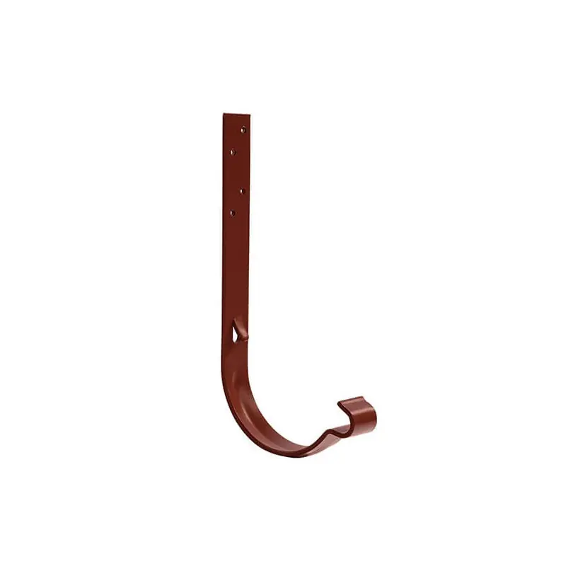 Carlig jgheab, rosu inchis (RAL 3009), 125 x 210 mm - Cipcos Mar Reduceri