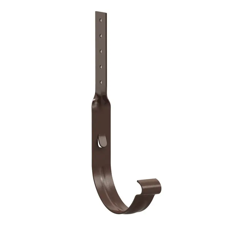 Doar azi Carlig de jgheab rasucit, maro inchis (RAL 8019), 125 x 210 mm - Cipcos Mar