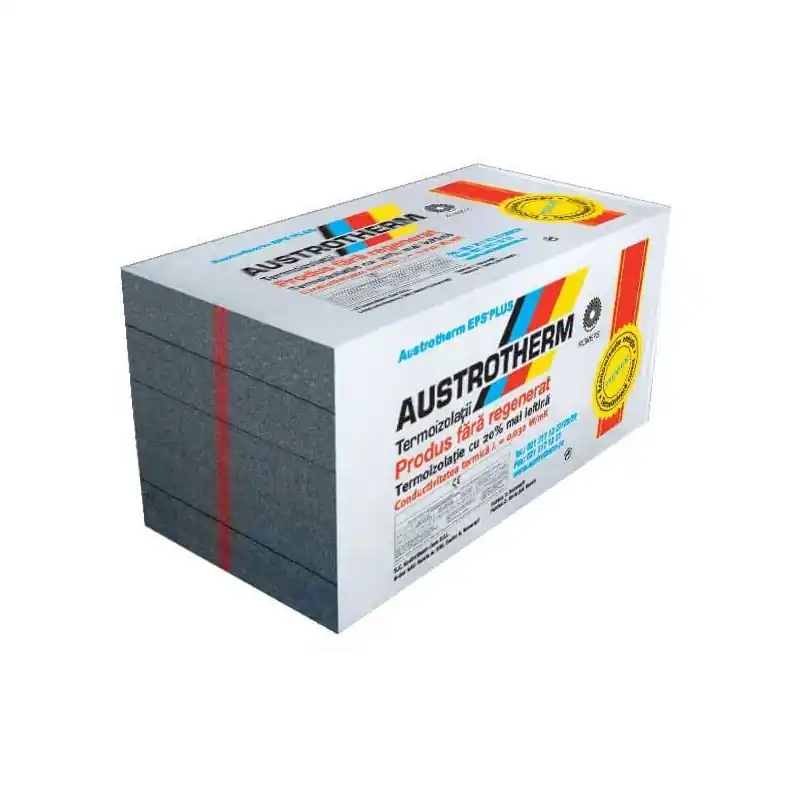 Polistiren expandat placi Austrotherm EPS 80- AF PLUS Grafitat 100 mm - Cipcos Mar Preț redus