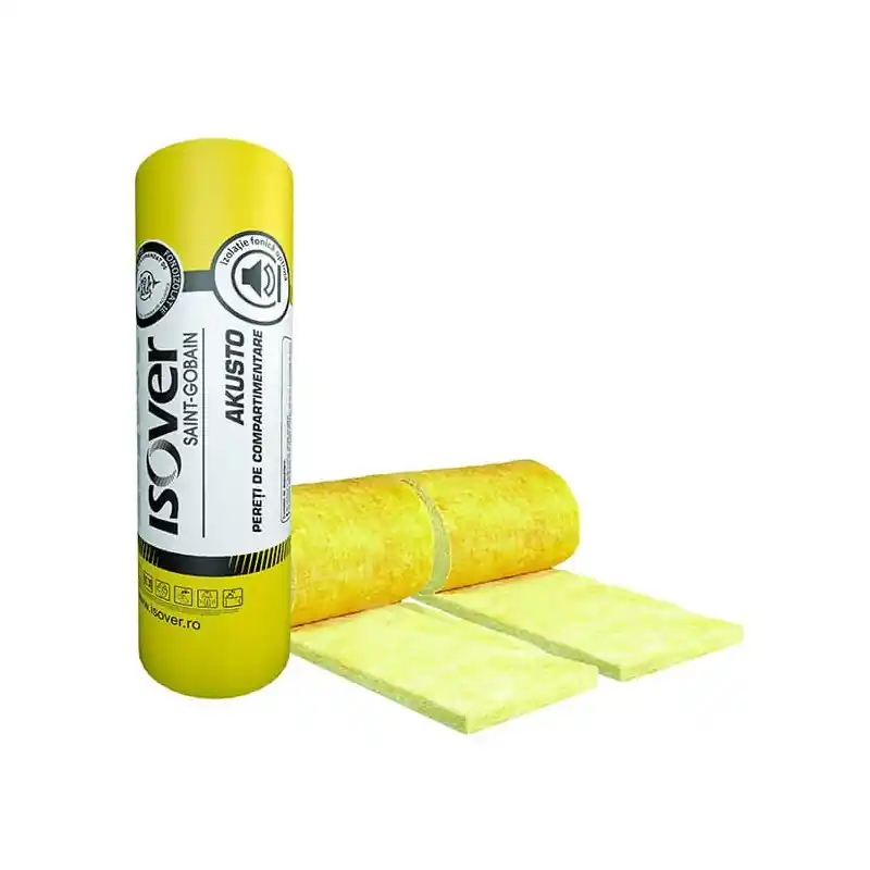 Vată minerală de sticlă Isover Akusto 5 twin 7500 x 1200 x 50 - Cipcos Mar Doar azi