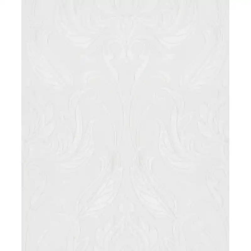 Tapet Vinilic Clasic Damasc Alb, Colecția Melange, 36104 Rolă Lată 10.05 m x 1.06 m Promoție