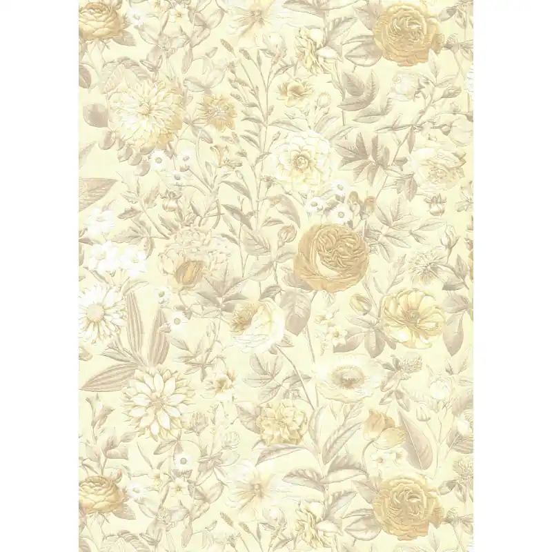 Preț promoțional Tapet Floral Elegant Bej/Auriu, Silva Essence 21100, Dimensiune 10.05m x 0.53m