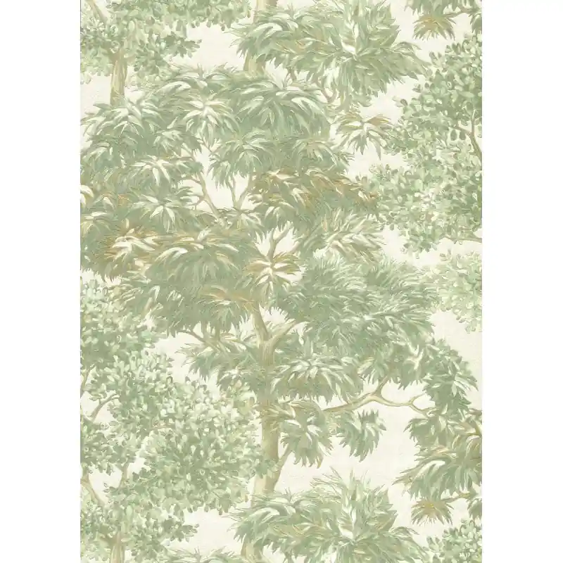 Tapet Premium cu Model Pădure și Copaci Silva Essence,21131 Verde/Alb, Rolă 10.05m x 0.53m Ofertă