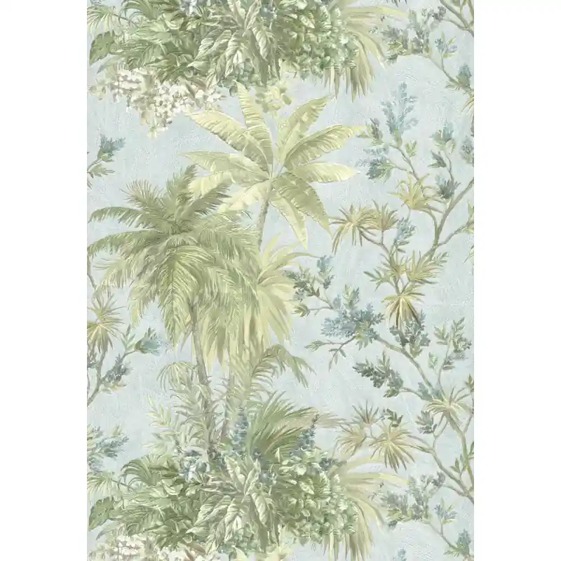 Tapet Tropical Premium Silva Essence,21156 Model Palmieri și Plante Exotice,Gri-Auriu 10.05m x 0.53m Discount