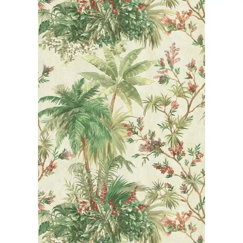 Tapet Tropical Premium,Multicolor Silva Essence,21159 Model Palmieri și Plante Exotice, 10.05m x 0.53m Ultima șansă