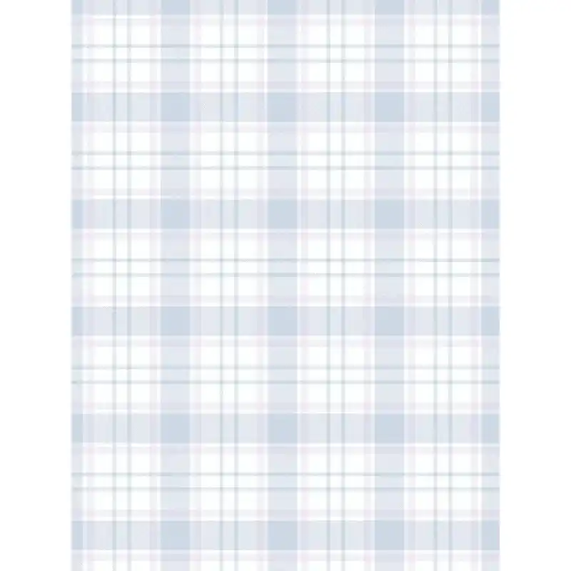 Tapet Copii Little Love 381224 – Model Carouri Clasice (Tartán), Gri și Alb, 10.05m x 0.53m Livrare rapidă