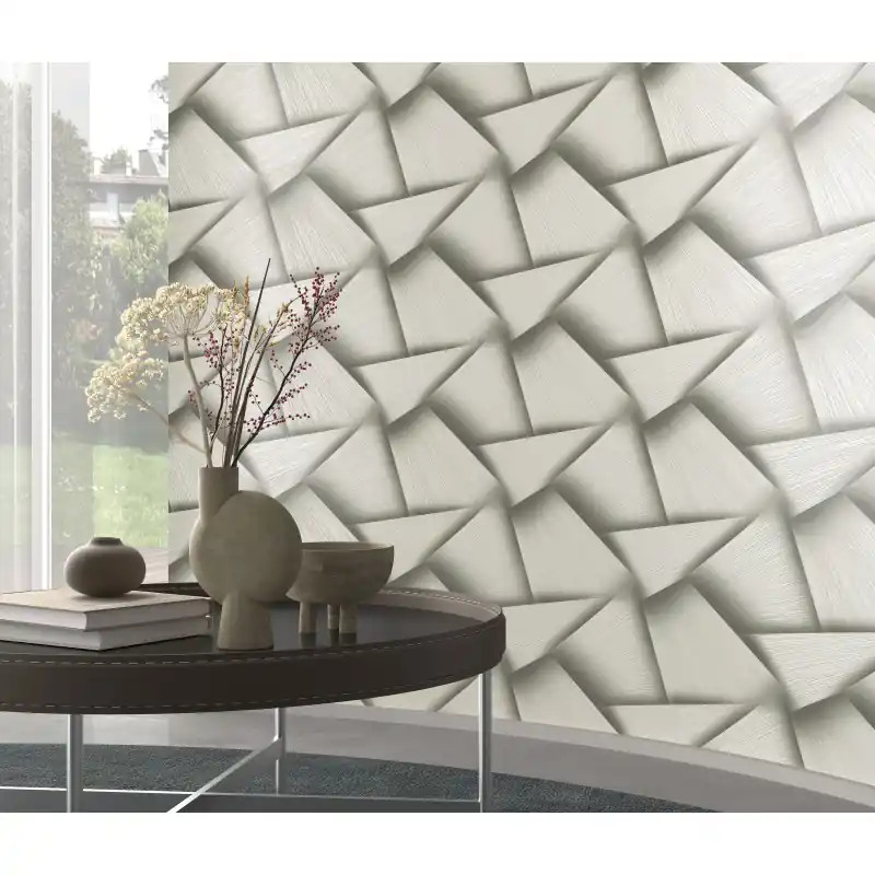 Ultima șansă Tapet Erismann Spotlight 2 10401-47, Geometric 3D, Gri, Extralavabil, 10.05m x 0.53m