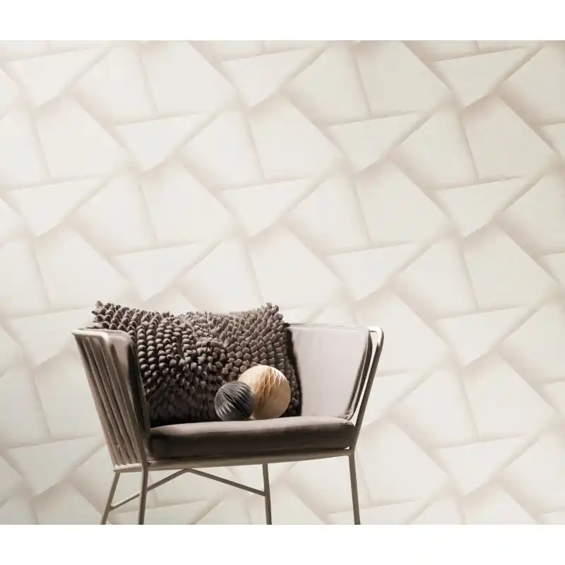 Tapet Erismann Spotlight 2 10401-14, Geometric 3D, Crem-Bej, Extralavabil, 10.05m x 0.53m Preferatul clienților