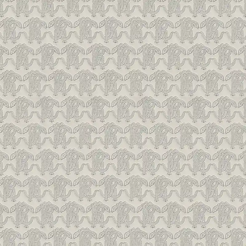 Nu rata Tapet Lux Roberto Cavalli 9 - RC21037 Design Monogramă RC, Gri, Vinil Lavabil, 10.05m x 1.06m