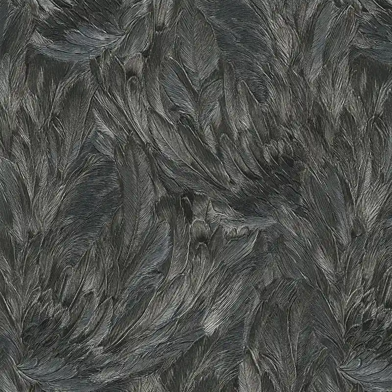 Tapet Roberto Cavalli Home 9 - RC21001 Textură Plume Anthracite (10.05m x 1.06m) Lichidare de stoc