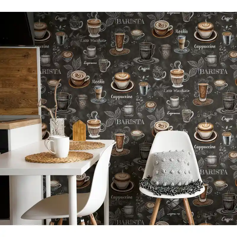 Tapet Novamur Naomi 89045, Stil Barista / Coffee Shop,10.05m x 0.53m Ieftin