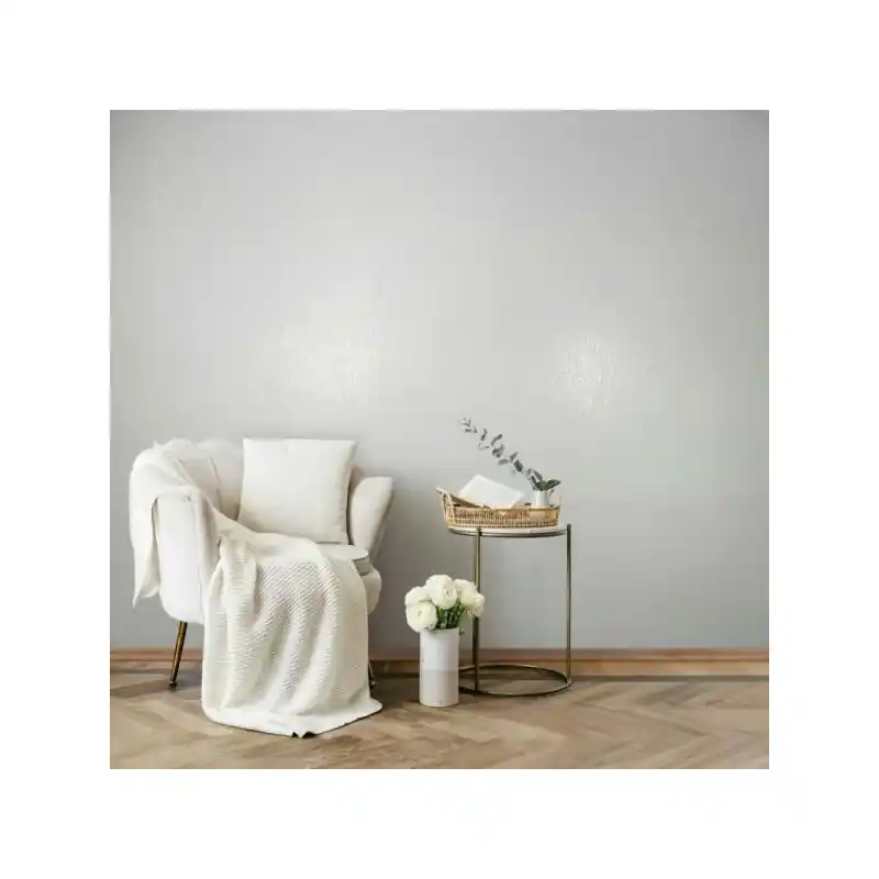 Popular Tapet Modern Naomi Novamur 82534, Textură Uni Albastru Pastel, 10.05m x 0.53m