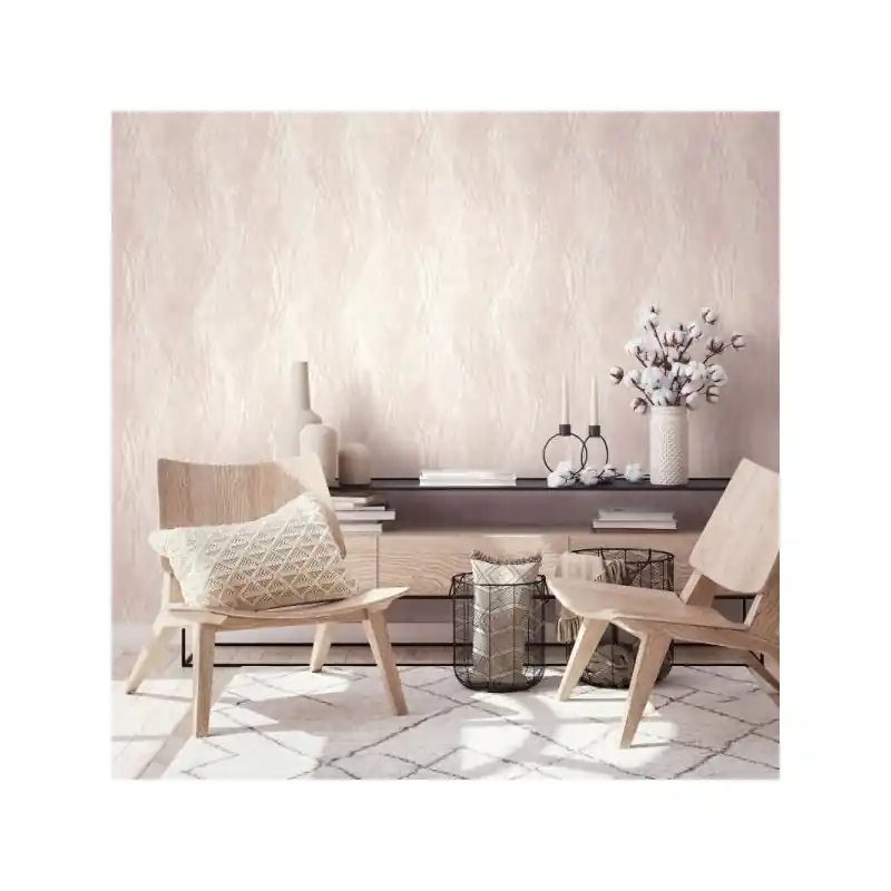 Ofertă de sezon Tapet Modern Naomi Novamur 82493, Design Abstract Crem-Bej, 10.05m x 0.53m