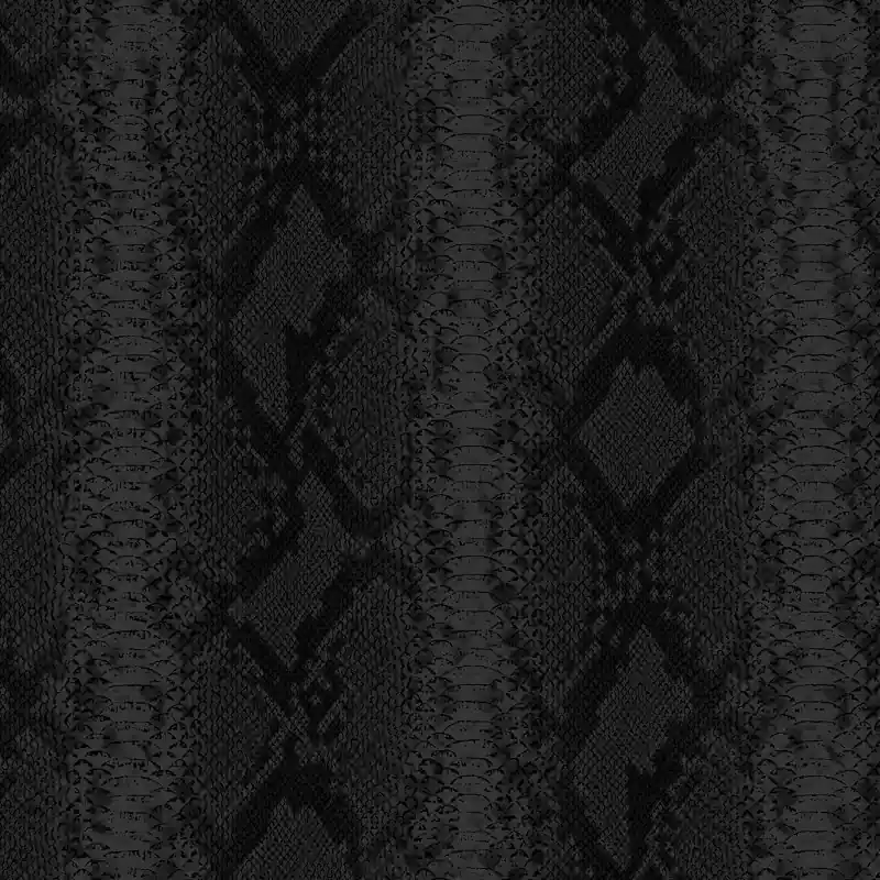Preț redus Tapet de lux Philipp Plein - Z81034,Design Piele de Șarpe, Texturat,Negru/Gri, 0.70m x 10.05m