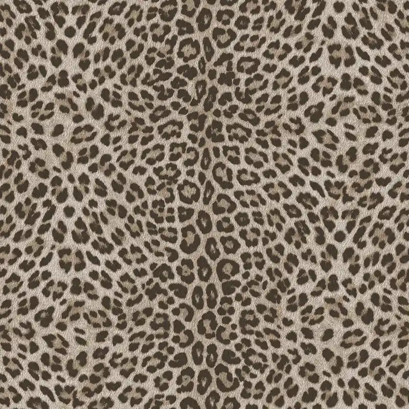 Preț redus Tapet de lux Philipp Plein Leopard Print Z81028,Bej/Maro,106 cm x 10.05 m