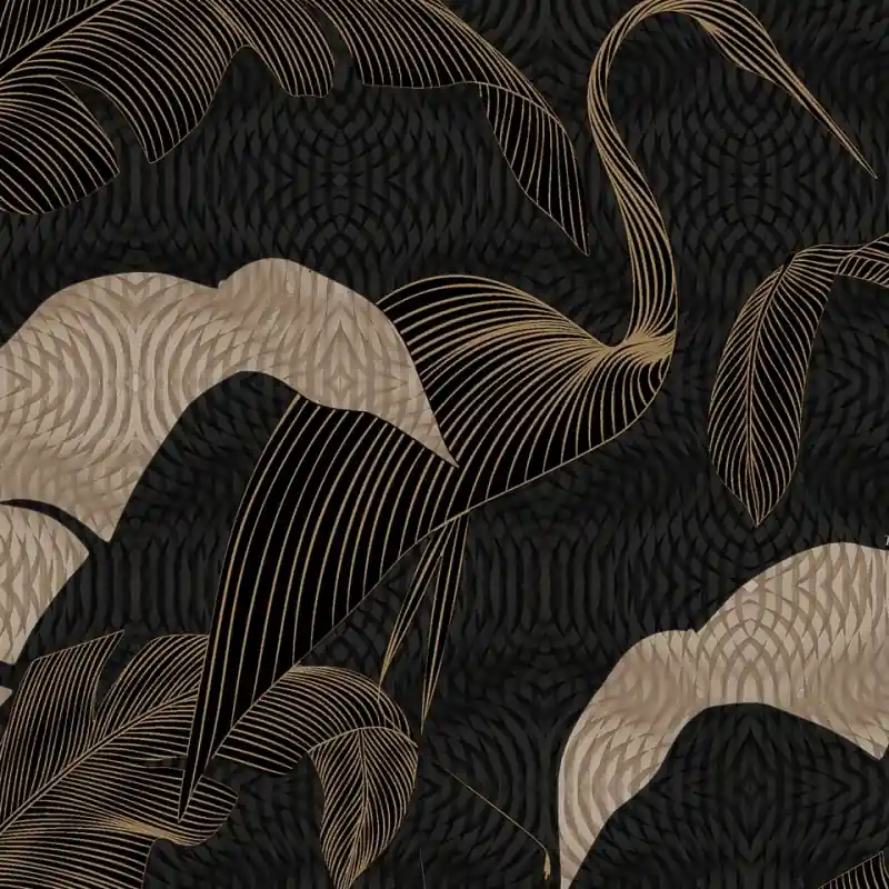 Preț promoțional Tapet Panel Panoramic Trussardi 8 Z30370 - Golden Flamingo Luxury, 600x300 cm