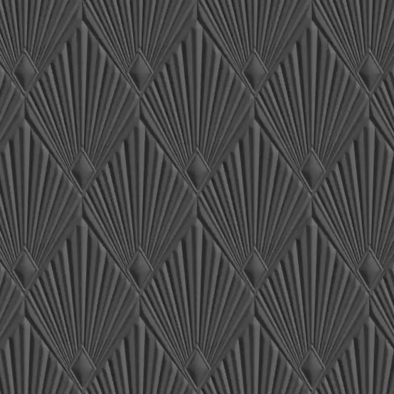 Popular Tapet Trussardi Home 8 cod Z30324 – Design Geometric în Relief cu Linii Sârmă și Micro-Textură, Negru, 10m x 0.70m