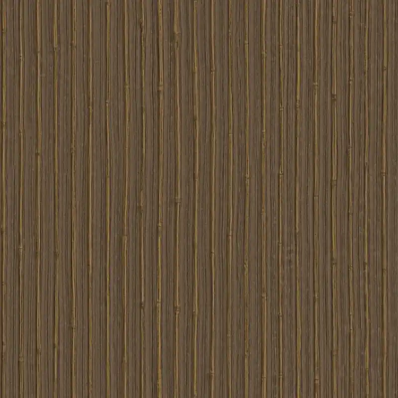 Livrare expres Tapet Trussardi Home 8 cod Z30333 – Design Texturat cu Linii Verticale Bambus, Maro cu Auriu, 10m x 0.70m