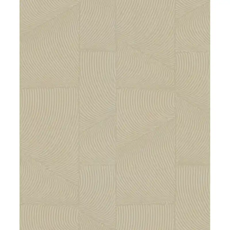 Cel mai vândut Tapet Marburg Terra 34643 – Geometrie Texturată din Lut și Argilă, Ecologic Bej