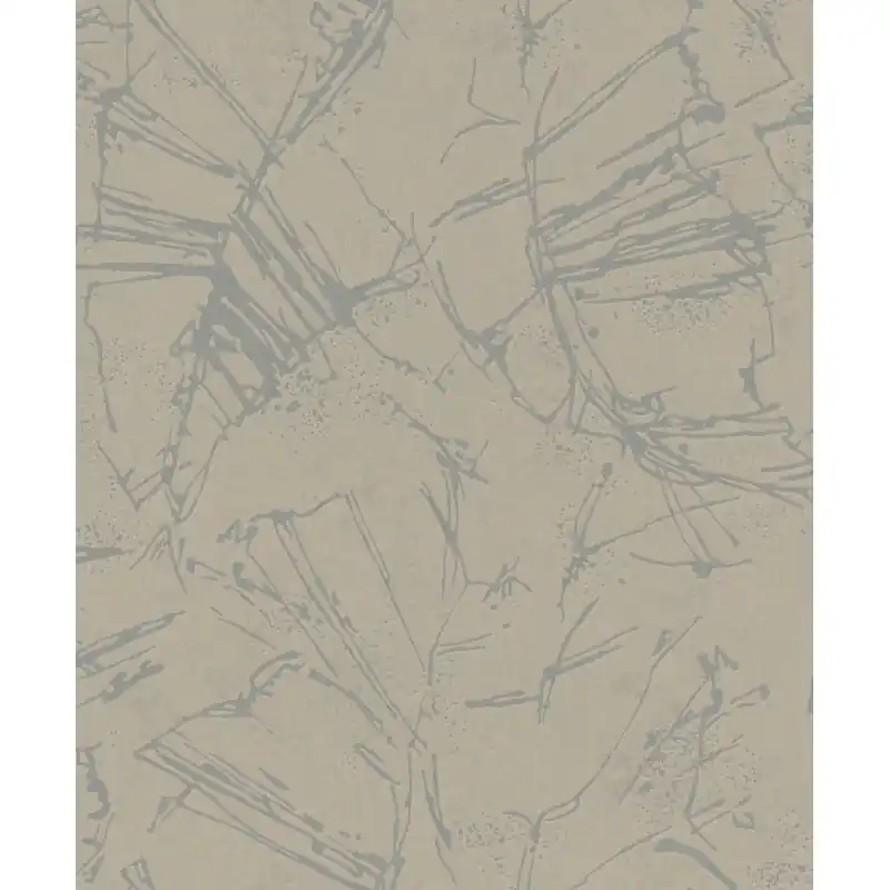 Tapet Ecologic TERRA 34614 – Design Abstract „Clay Sketch” din Argilă Naturală Bej Argintiu Expediere rapidă