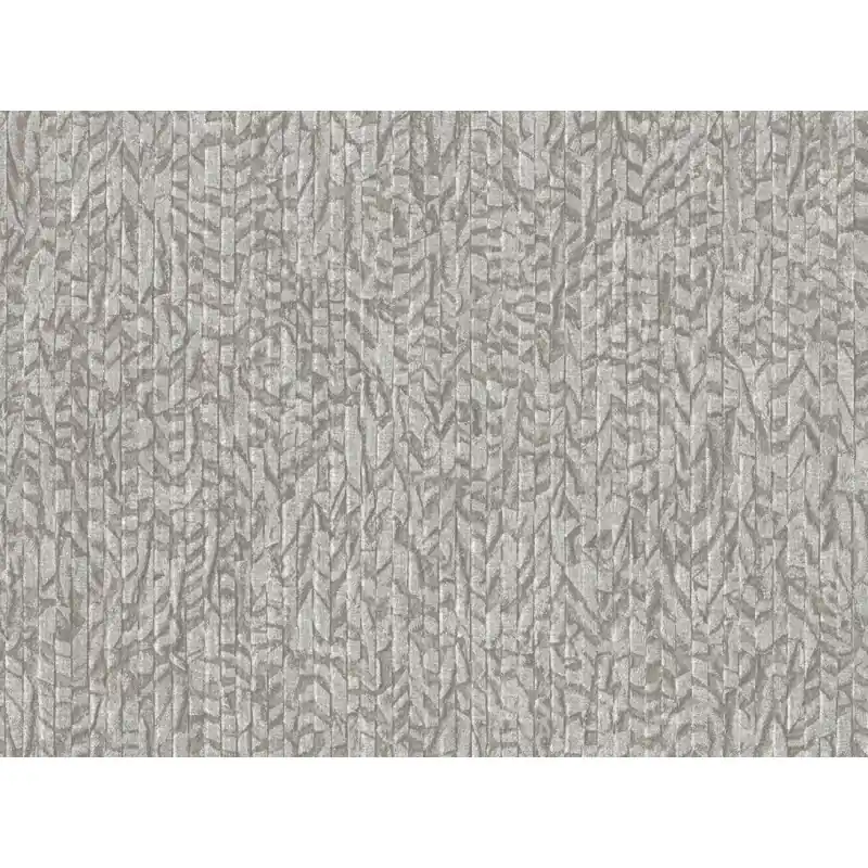 Bestseller Tapet Zeno Tahiti – Design Liniar Texturat, Efect de Fibre Naturale Gri 13312