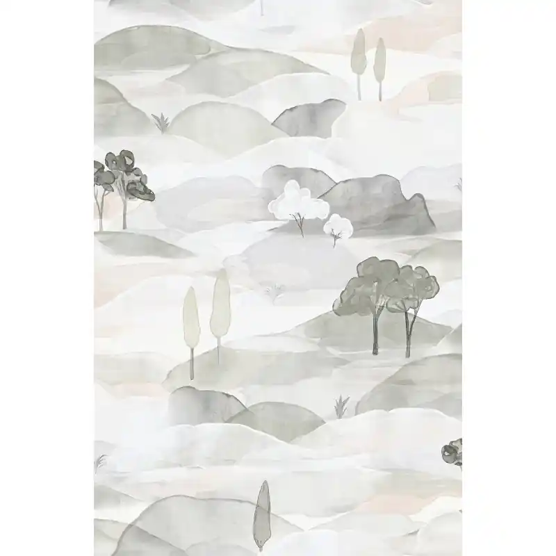 Tapet Marburg Boho 35787, Model Peisaj Natură, Multicolor Pastel, 10m x 0.53m Preț promoțional