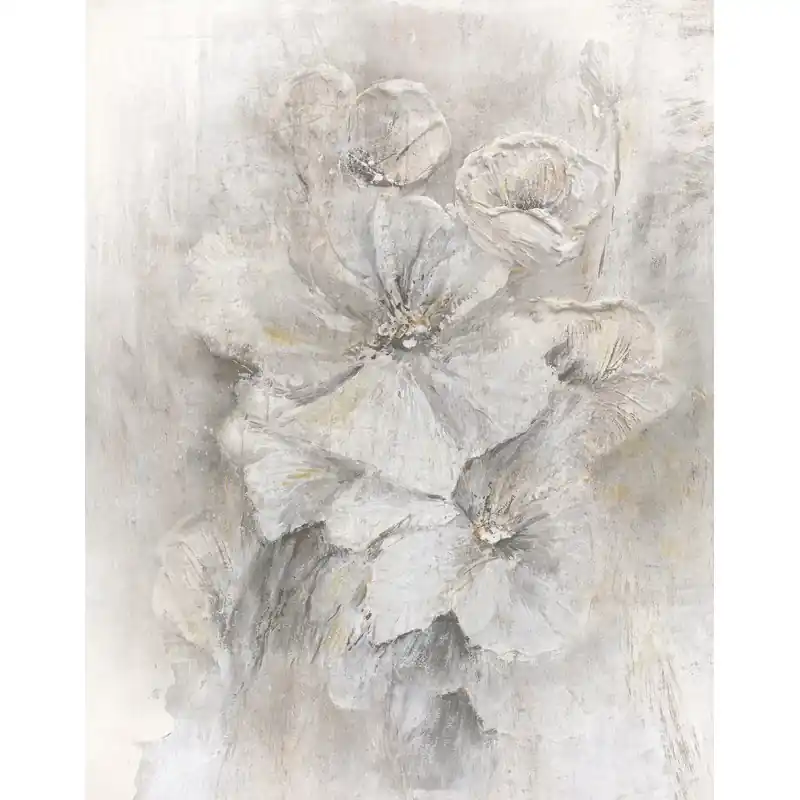 Bestseller Fototapet Artistic cu Floare Elegantă – Design Modern Bej Gri 36394