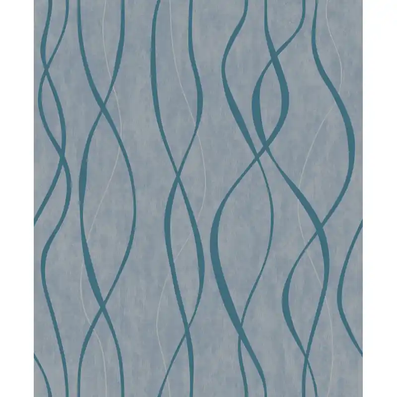 Cel mai vândut Tapet exclusiv model geometric special fx2 argintiu-turcoaz G67735