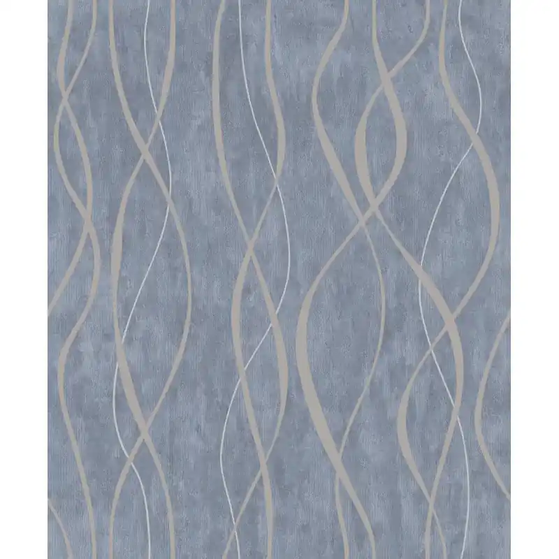 Livrare expres Tapet exclusiv model geometric special fx2 argintiu-albastru G67720