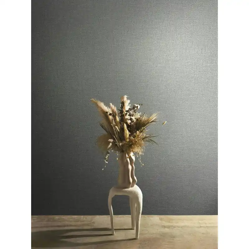 Ofertă Tapet premium uni aspect tesatura gri 22915
