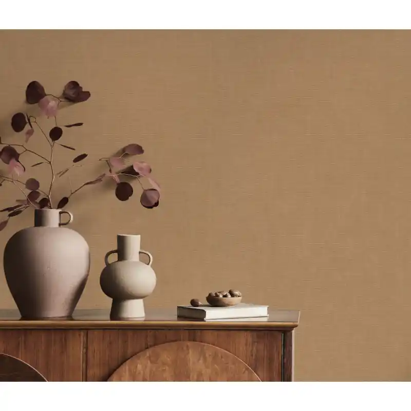 Reducere extra Tapet modern texturat uni color maro 10539-20