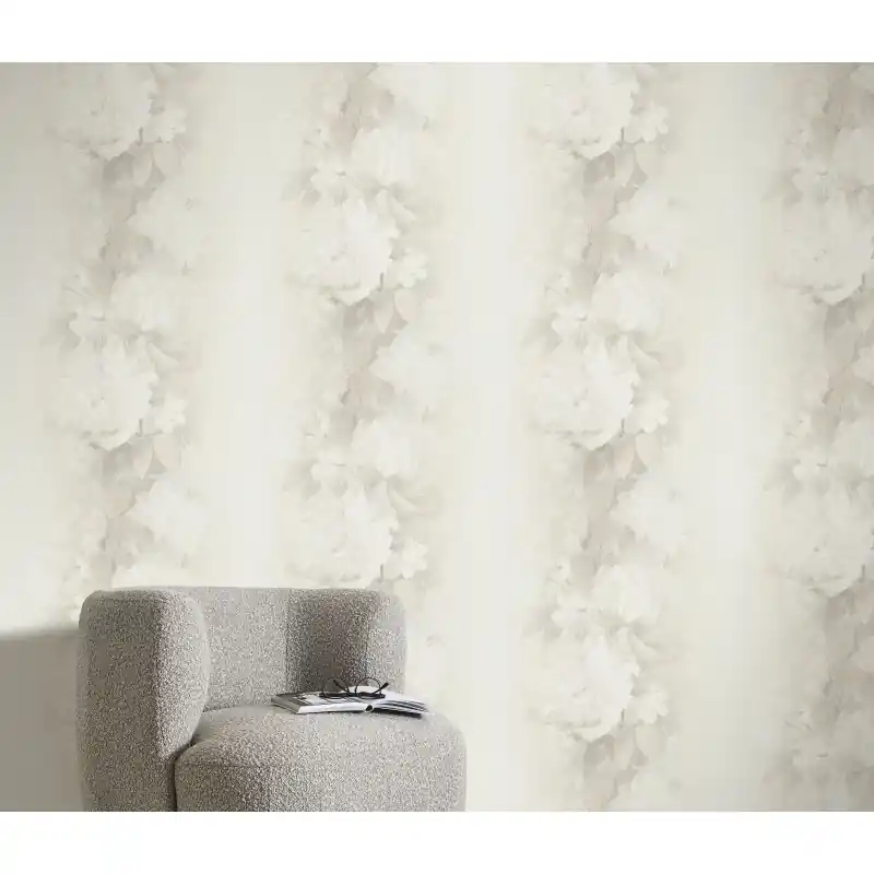 Tapet romantic model floral crem 10513-02 Comandă acum