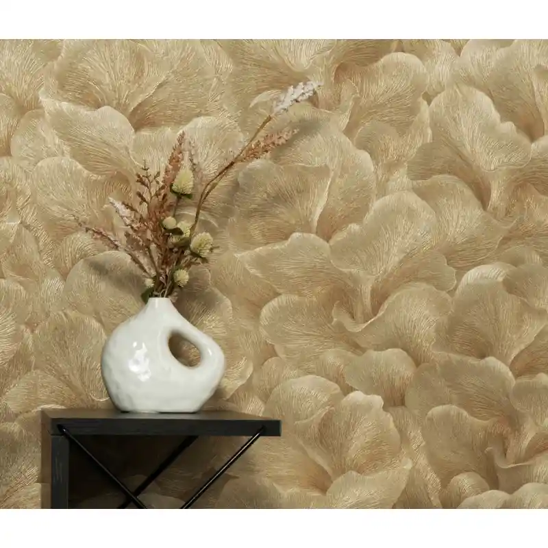 Tapet modern floral auriu 10527-30 Ofertă exclusivă