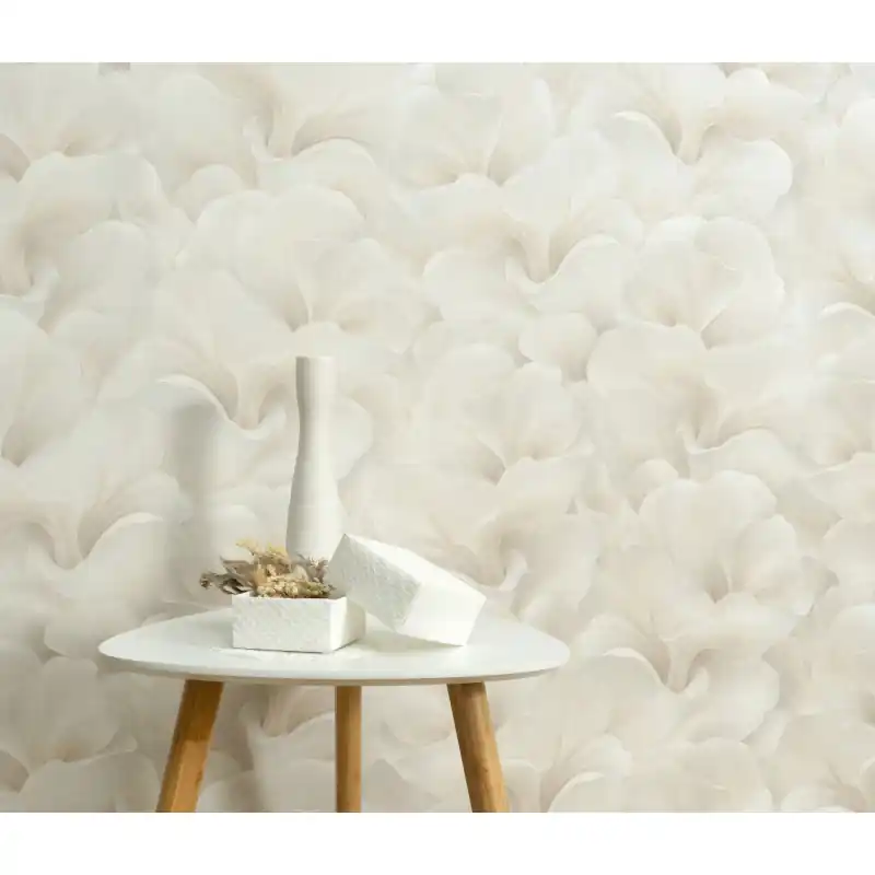 Promoție Tapet modern floral crem 10527-02